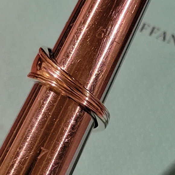 1961 Tiffany & Company Provence Spoon Ring in Sterling Silver #5 Vintage - Picture 12 of 15